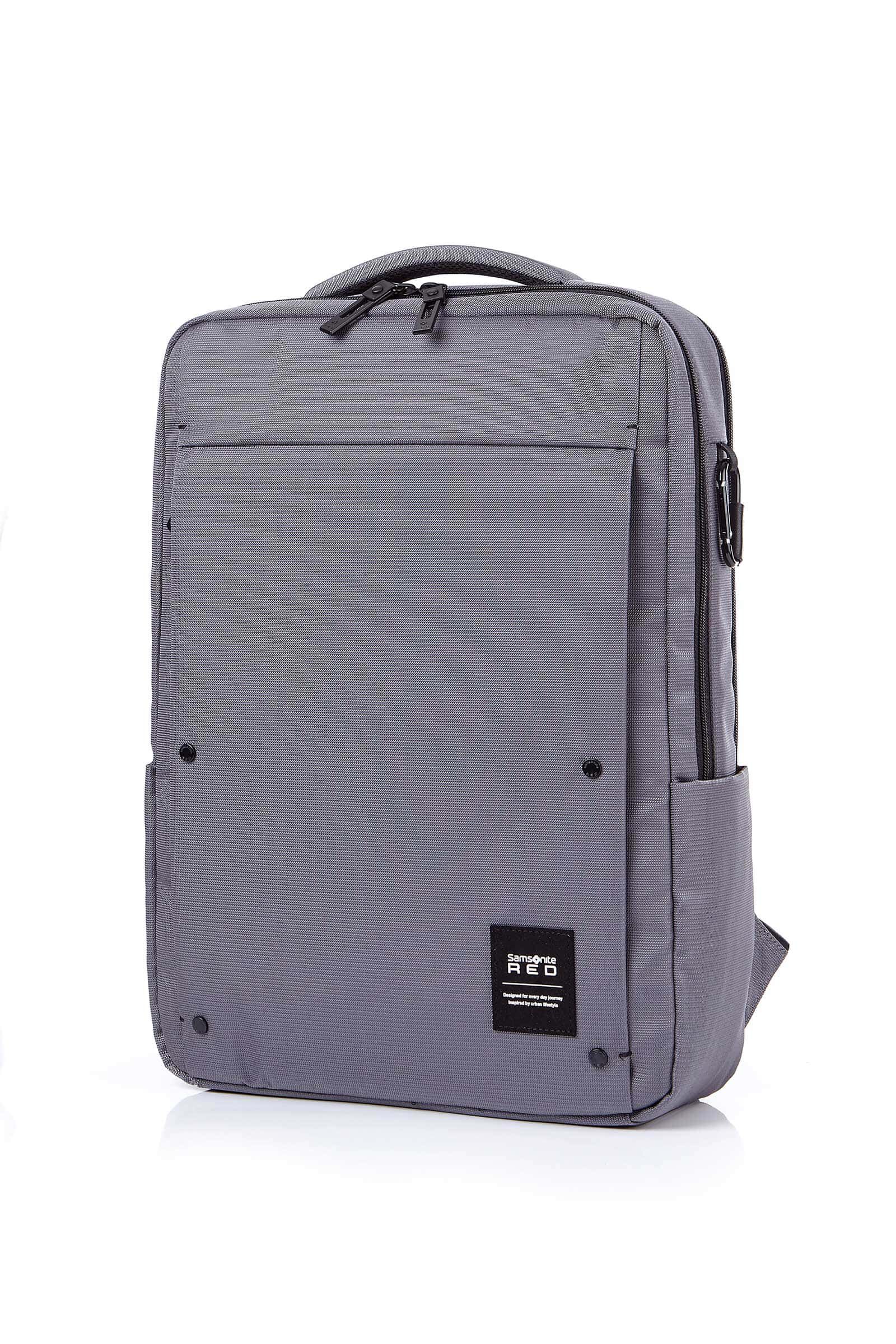 samsonite red briefcase