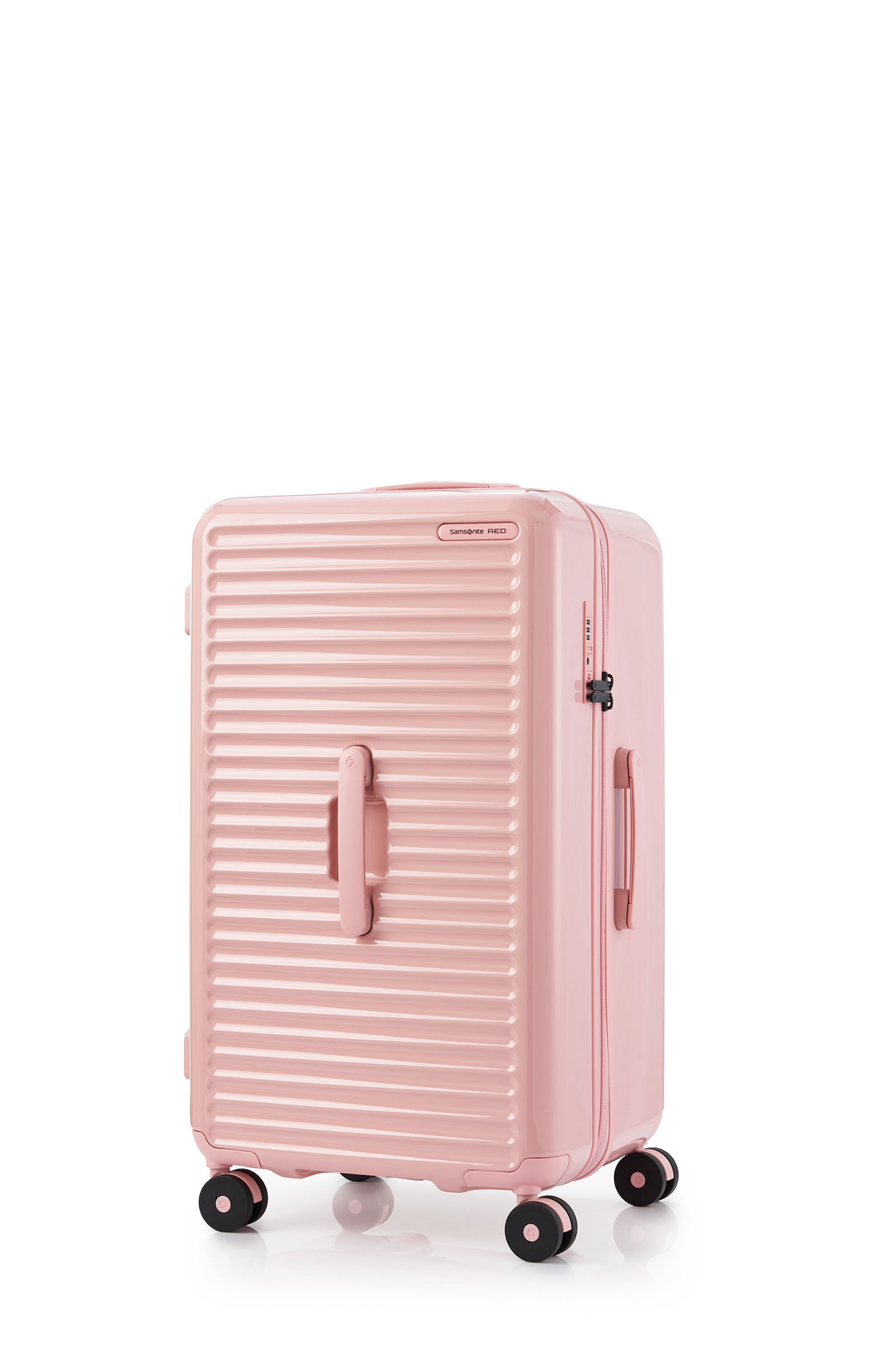 Pink trunk luggage sales