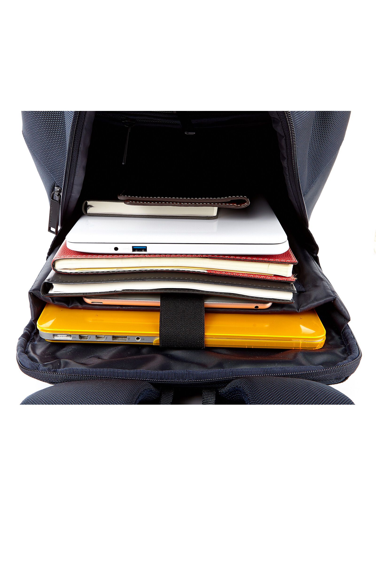 pink and black luggage