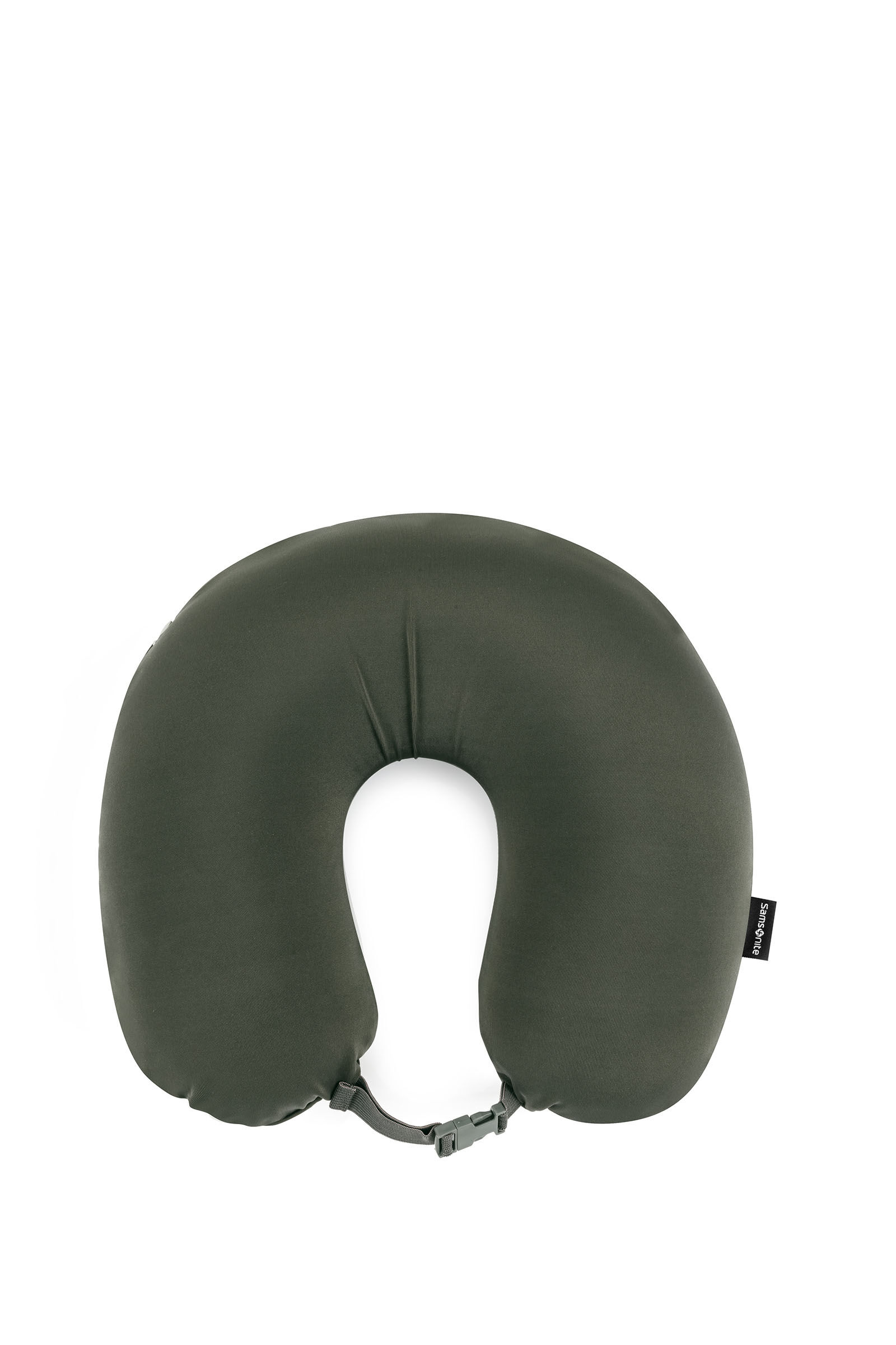 Gray neck shop pillow