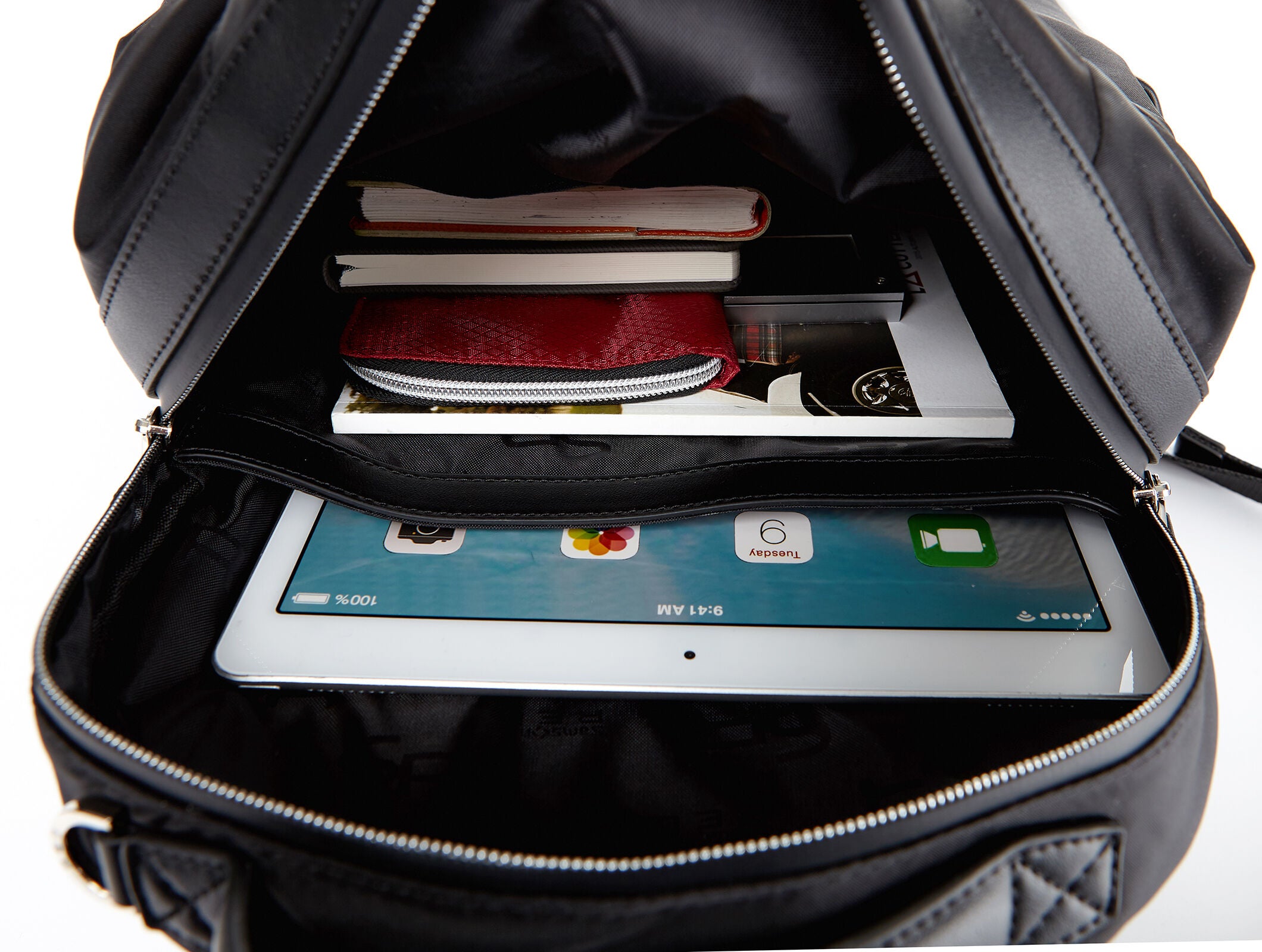 samsonite red veneet backpack