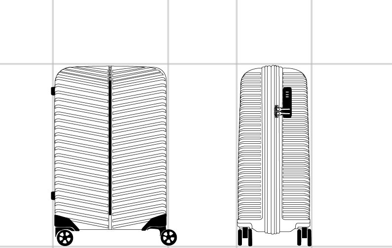VARRO 行李箱 55厘米/20吋 (可擴充)  dimension | Samsonite